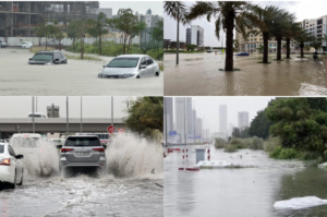 Dubai Airport Runway Flooded