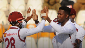 "West Indies Break 35-Year Jinx to Level Series in Multan"?