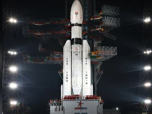 ISRO’s Bahubali LVM3 rocket lifting off from Sriharikota’s second launch pad carrying the BlueBird-2 satellite