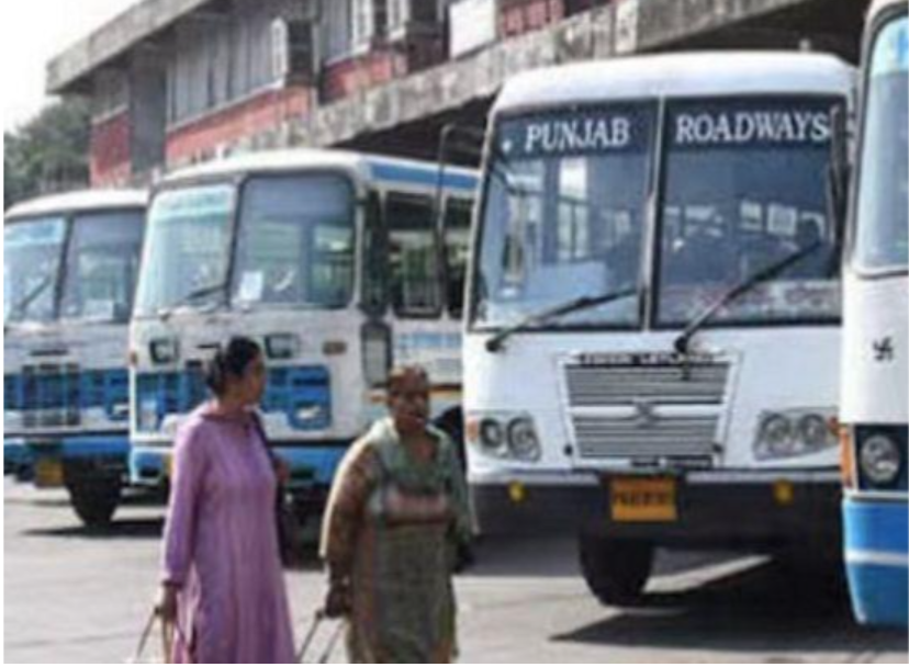 News update on the Punjab bus strike, highlighting workers’ protests, service disruption across the state, and the eventual agreement between transport unions and the government to end the strike. (Alt text is for accessibility — even though there is no image, this is how it would read if attached to the news graphic.)