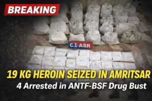 Heroin packets seized in Amritsar during joint ANTF and BSF anti-narcotics operation